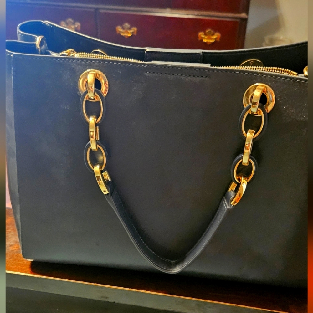 Michael kors navy blue bag